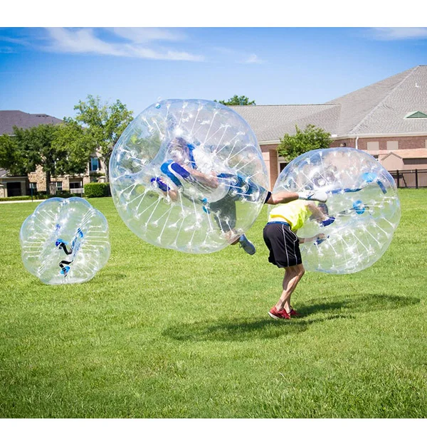 Free shipping 1.0mm PVC 1.5m diameter bubble bump kick ball battle for adults | Игрушки и хобби