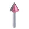 5pc 60 Degree 6x16mm Vbit CNC Solid Carbide End Mill 3D Woodworking Tungsten Carbide Milling MDF Milling Cutter ► Photo 1/3