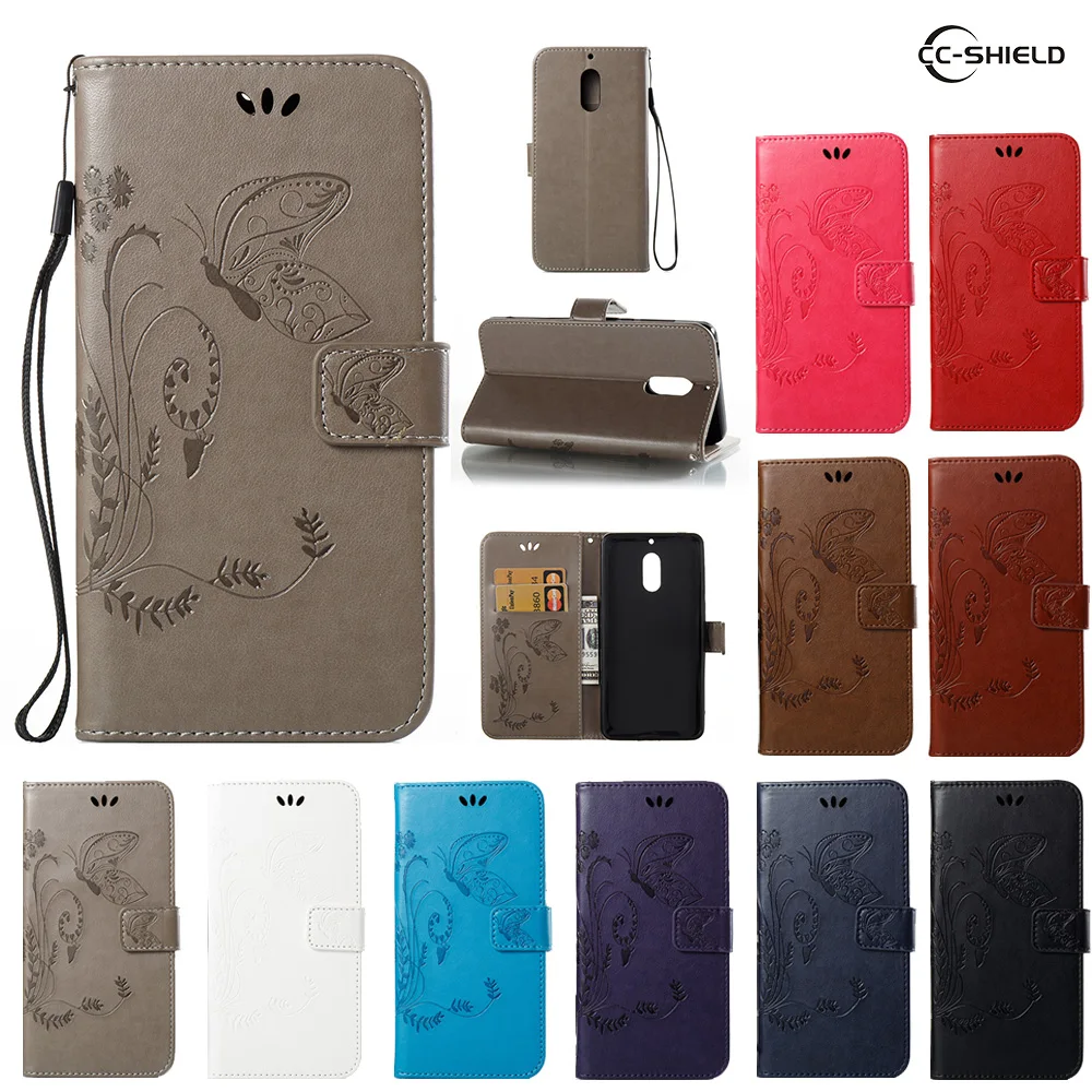 

Flip Case for Nokia 6 Global TA-1033 Leather Flip Cover Wallet Case for Nokia6 HMD D1C TA-1003 TA-1039 TA-1000 Mobile phone bag