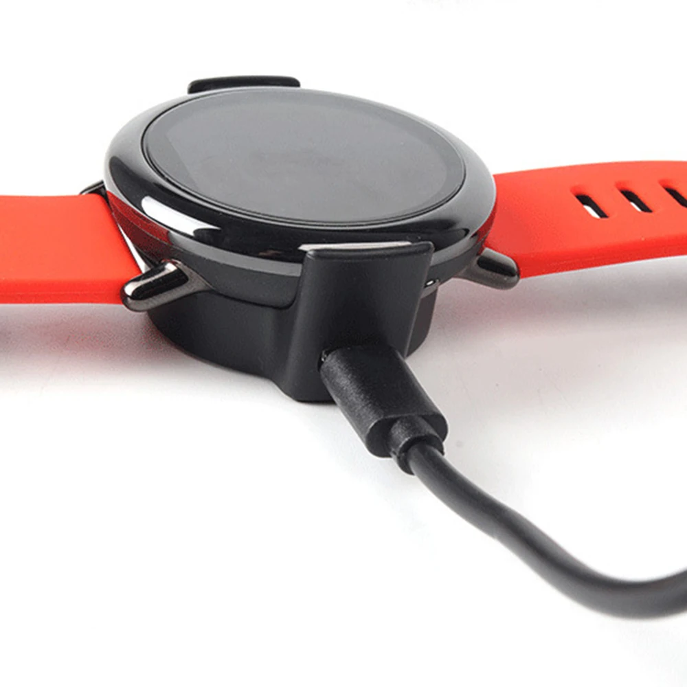 

For Huami AMAZFIT Pace Sports Smart Watch USB Charger with Magnetic Charging Cradle Dock Base Stand Charging Cable DC 5V Black