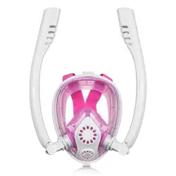 Дайвинг Маска Анти-туман сухой анфас трубка Подводное плавание под водой маска для подводного плавания для Для женщин Для мужчин для