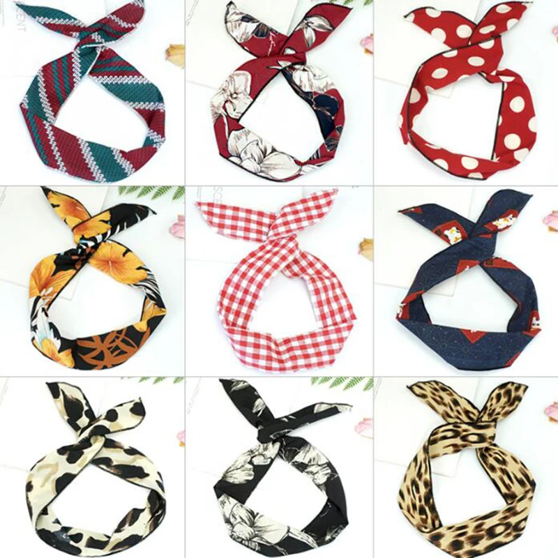 

1PC Headwear New Beach Style Hair Bands DIY Princess Rabbit Hair Bands Girls Flower Headband Women Hair Accessories