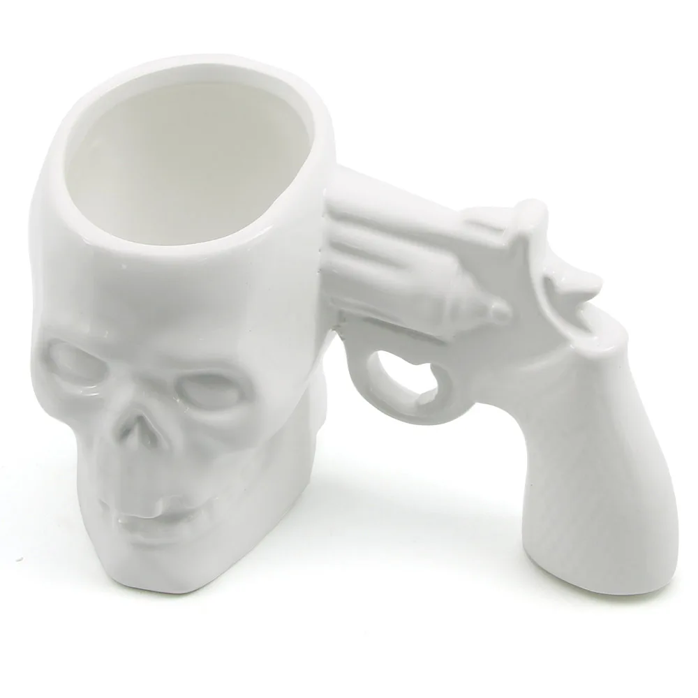 1 шт. керамическая кружка для кофе в виде черепа|mug skull|coffee mugs tea cupgun mug coffee |