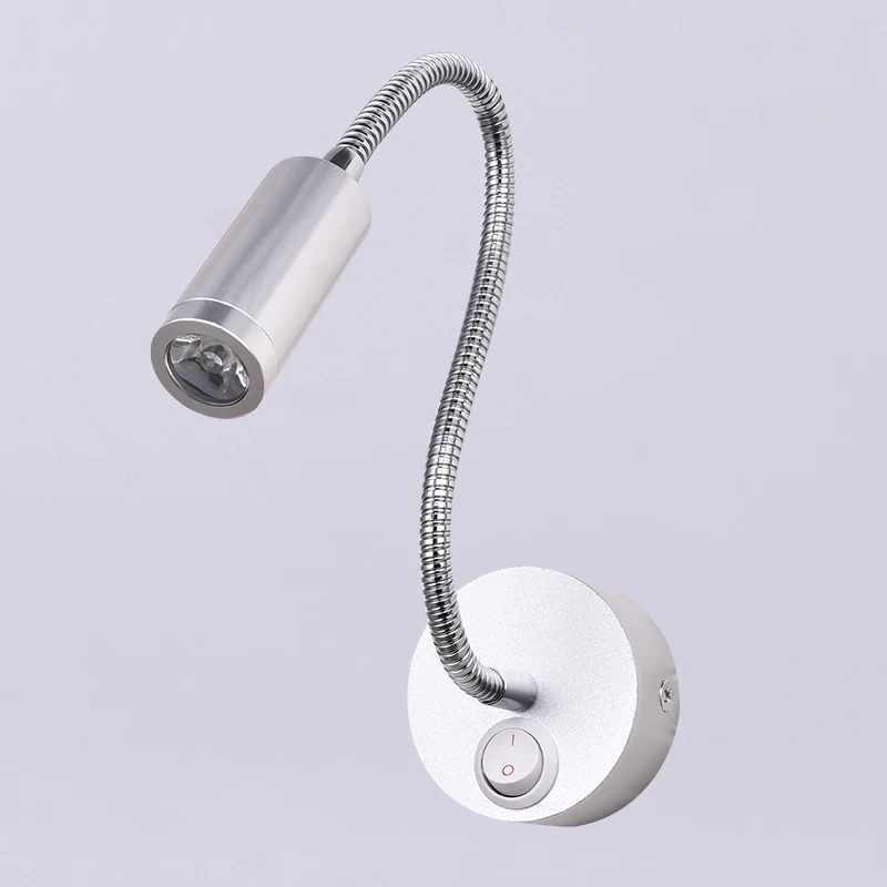 Настенный светильник светодиодный гибкий 3 Вт|bedside reading light|led wall lampmodern led lamp |