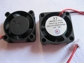 

5 Pcs Brushless DC Cooling Fan 5 Blade 2510S 24V 25x25x10mm 2Wire