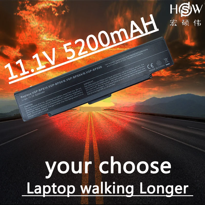 Аккумулятор HSW для ноутбука SONY батарея Vaio VGP BPS9 S BPS9A B с аккумулятором разъемом на 1