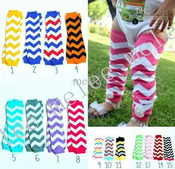 

Baby Chevron Leg Warmer infant colorful leg warmer child socks Legging Tights Leg Warmers 15pairs/lot,accept color choose
