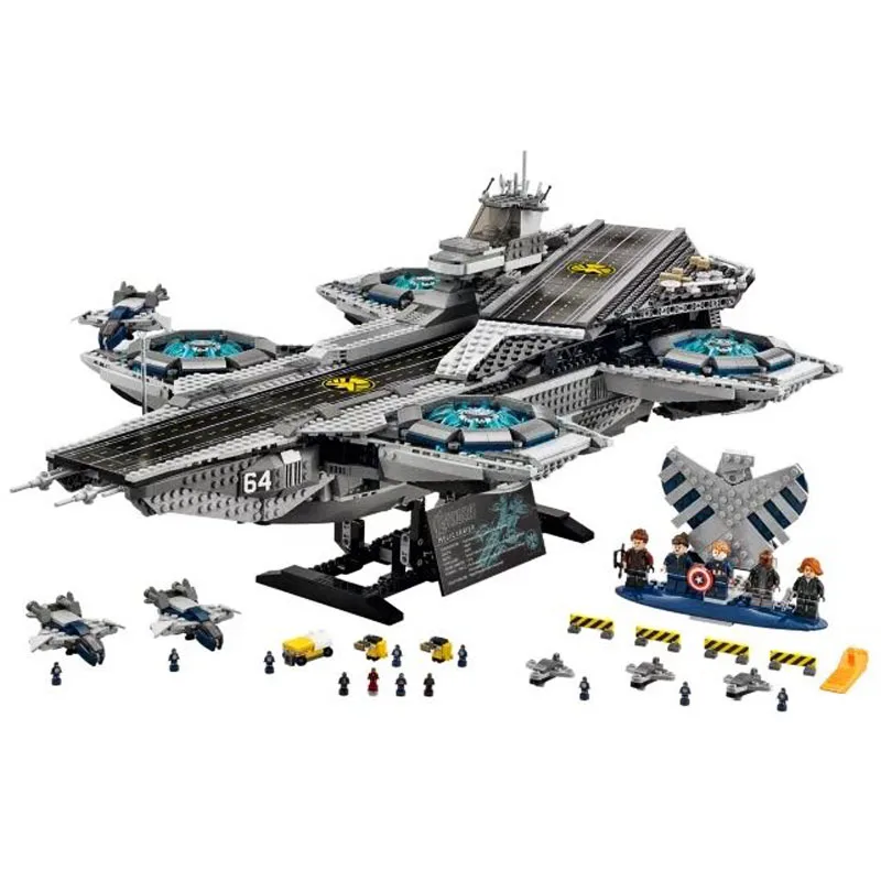 

LEPIN 07043 3057pcs Movie Series The Shield Helicarrier Model Building Block Diy Brick Educational Toy For children Gift 76042