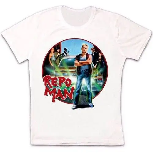 Repo Man 80 S фильм автомобиль Sci Fi панк Отто Ретро Винтажная футболка унисекс 2019 новый