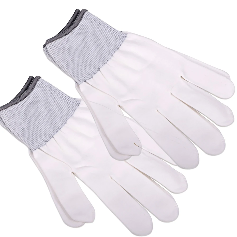 

EHDIS 2 Pair White Anitslip Nylon Gloves car Film Sticker Vinyl car Wrapping tool Clean Gloves car tinting tool car Accessories