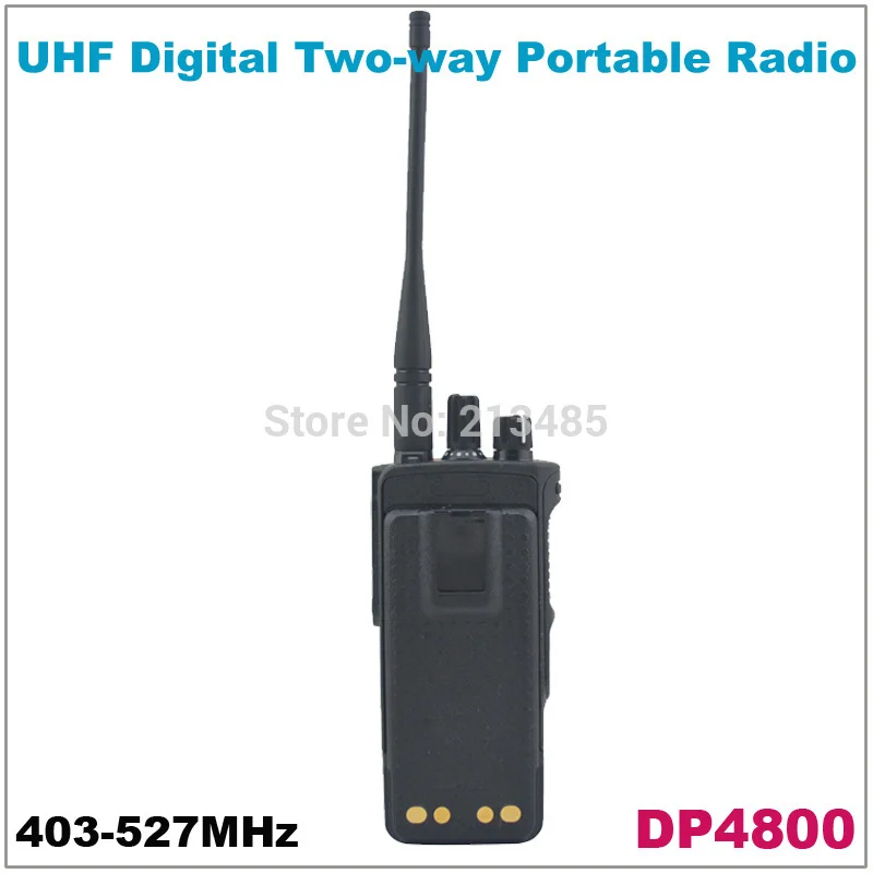 Оптовая продажа оригинальная Фирменная Новинка dp4800 UHF 403-527 мГц цифровой Портативный двусторонней Радио цифровой DMR Двухканальные рации