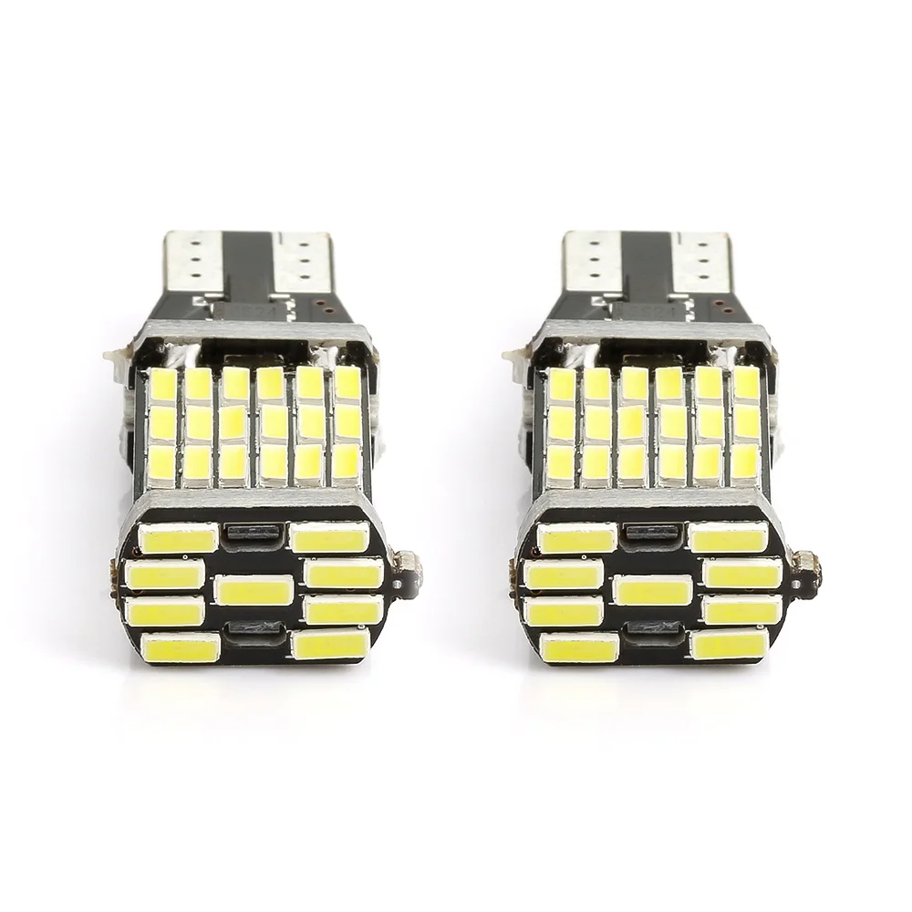 2 шт. супер яркий T15 W16W 921 45 SMD светодиодный 4014 автомобильный Canbus задний светильник