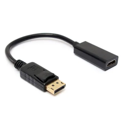 100 шт. display port to HDMI адаптер, DP display port to HDMI конвертер мужской на женский золотой шнур с покрытием для lenovo Dell hp