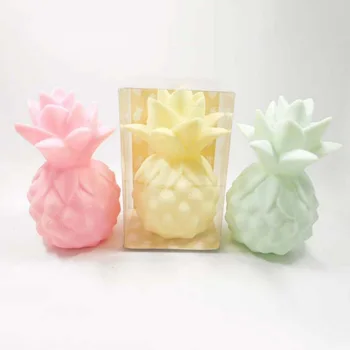 

1pc 2018 New Rotocast Pineapple Night Lights Bedside Lamp 4 Color Children Cute Night Lamp Christmas Bedroom Light Newest