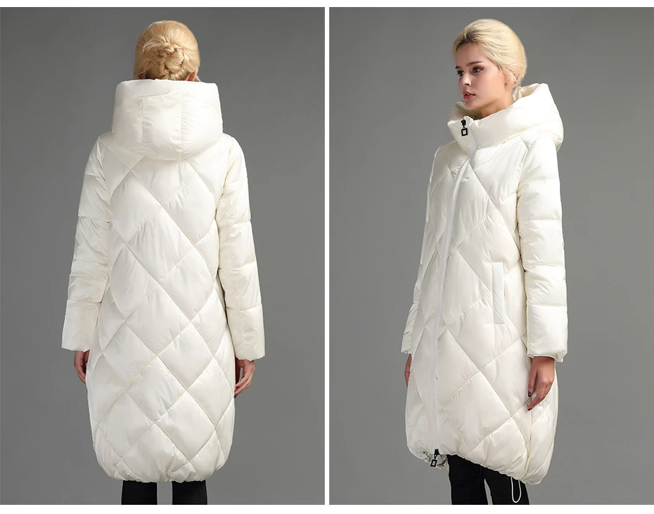 JOJX зимнее женское пальто, Высококачественная Зимняя парка, роскошный плащ, стеганое пальто, Женское пальто, куртка, длинный теплый пуховик