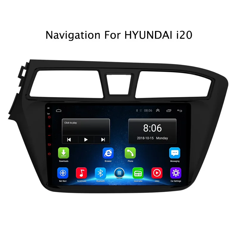 Cheap NAVITOPIA 9inch 4G LTE WIFI Head Unit for Hyundai i20 2015 2016 2017 2018 Android 6.0 2G+32G Car DVD Multimedia GPS Navigation 0