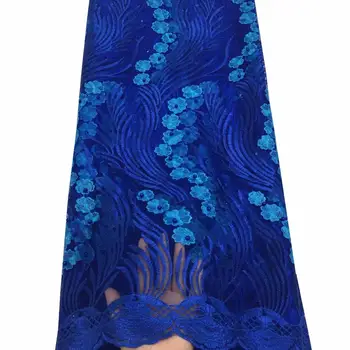 

2019 Latest French Nigerian Laces Fabrics High Quality Tulle African Laces Fabric Wedding African French Tulle Lace Fabric