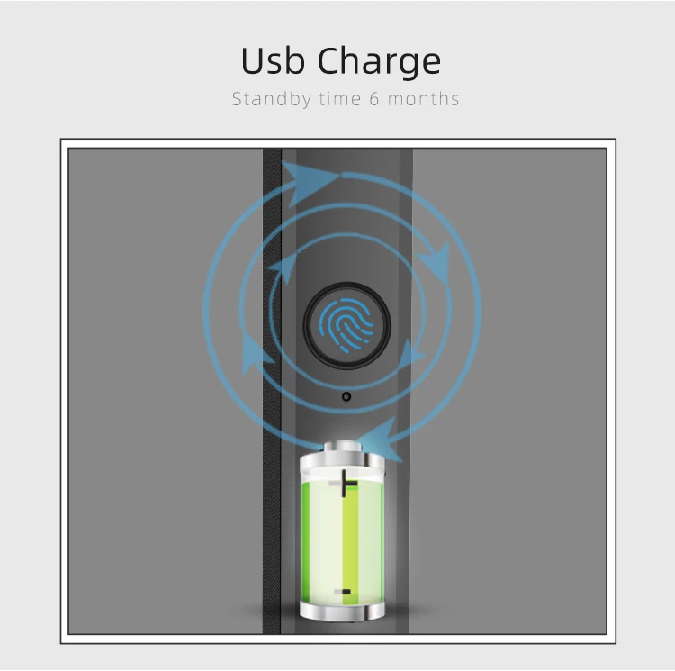 Умный замок отпечатков пальцев без ключа USB перезаряжаемая Блокировка ноутбука защита конфиденциальности защитный отпечаток пальца