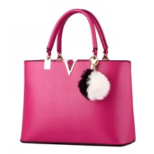 Korean Fashion Famous Designers Brand font b Handbags b font Large Women Bags Solid Pu Leather