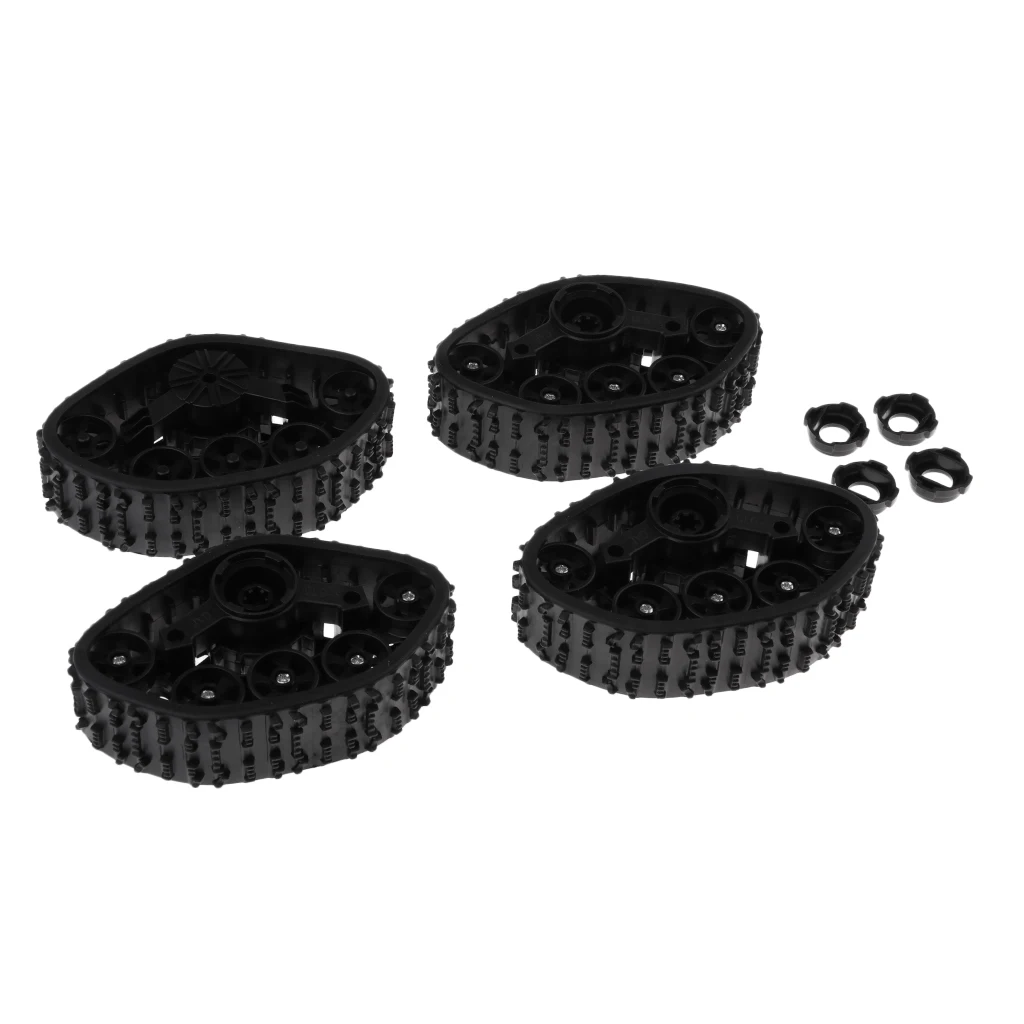 

4PCS Snow Tires Track Wheels for RC Car WPL 4WD Truck RC Car Parts