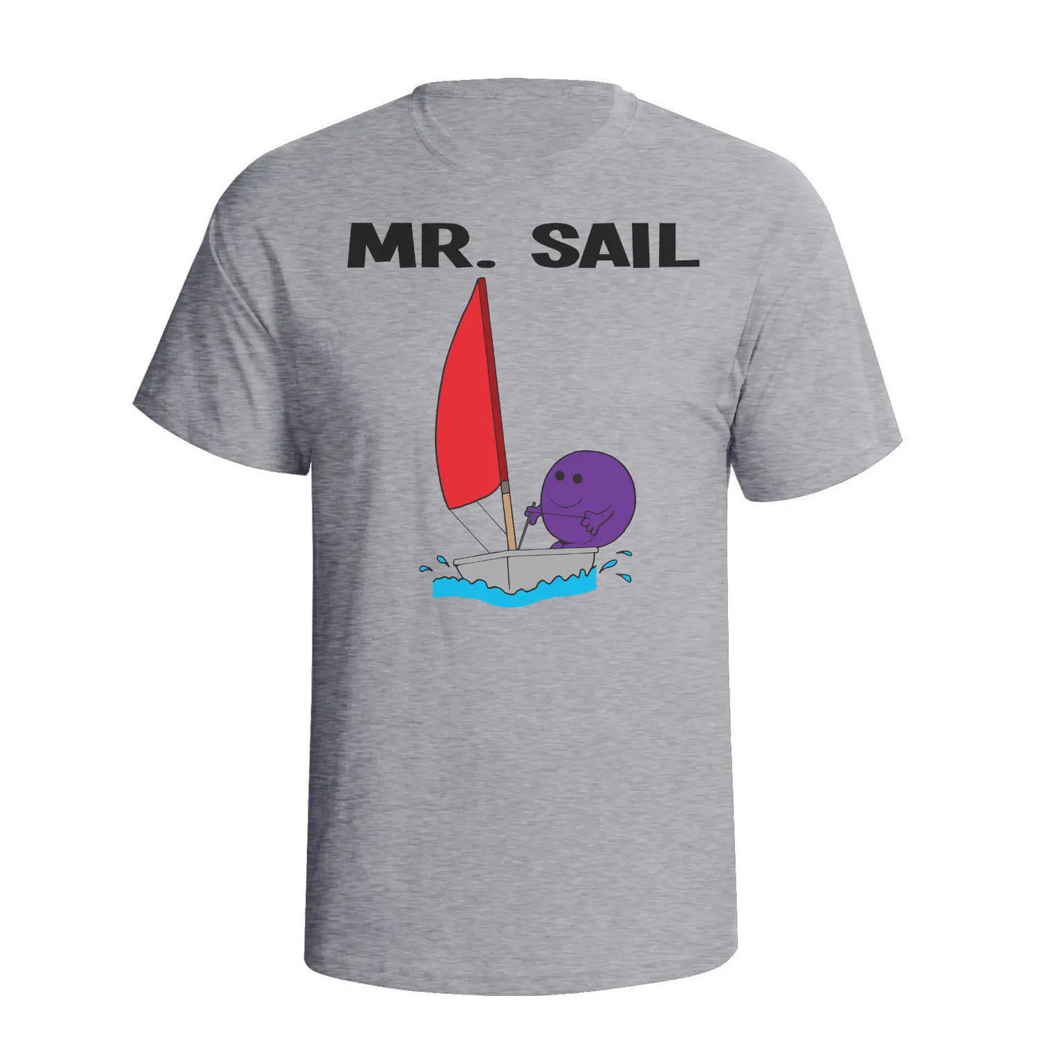 Mr Sail Mens Sailing T Shirt Birthday Christmas Gift Boat Yacht Short