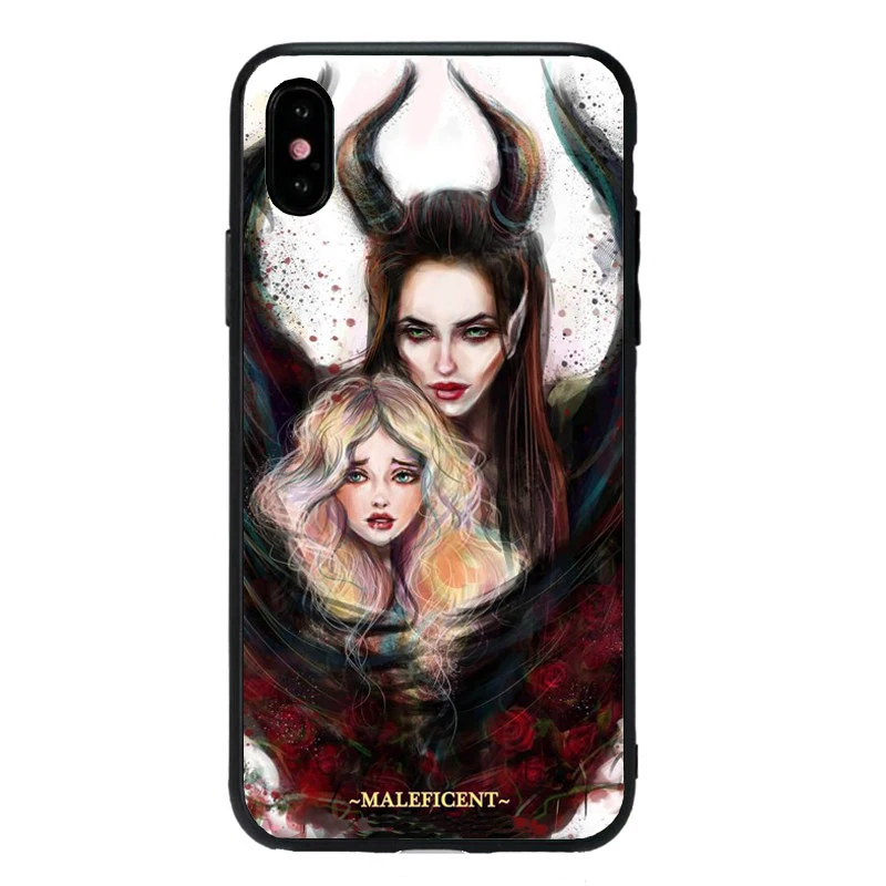 Sleeping curse Maleficent Mobile Phone Case For iPhone 11 11Pro MAX 10 X XS Max XR 5 5S SE 6 6S 7 8 Plus Soft TPU Phone Cover