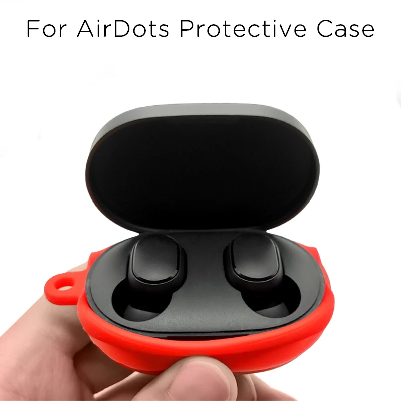 Мягкий силиконовый чехол для Xiao mi Red mi Airdots Air Dots mi Airdots Силиконовые чехлы Tws Box аксессуары кейс для наушников-вкладышей чехол