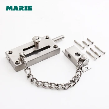 

DG014 high security Siainless steel#304 Anti-Thief Door Chain Lock, chain doors buckle,Protecting the family