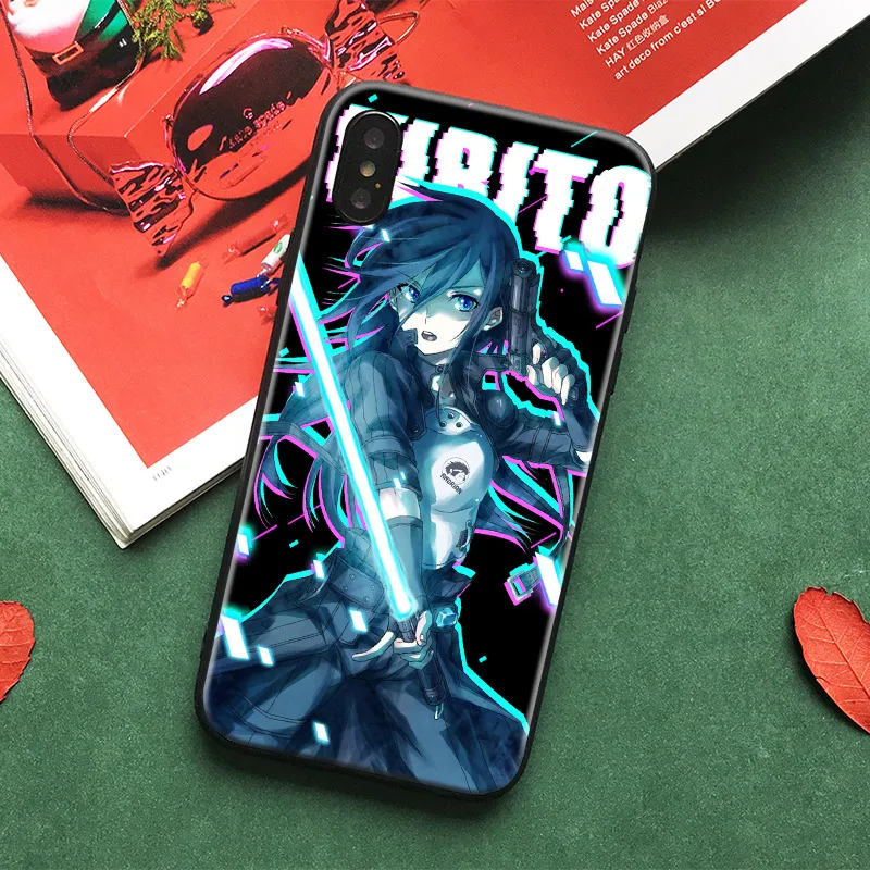 

Kirito GGO Sword Art Online Anime TPU Soft Silicone Phone Case Cover Shell For Apple iPhone 5 5s Se 6 6s 7 8 Plus X XR XS MAX