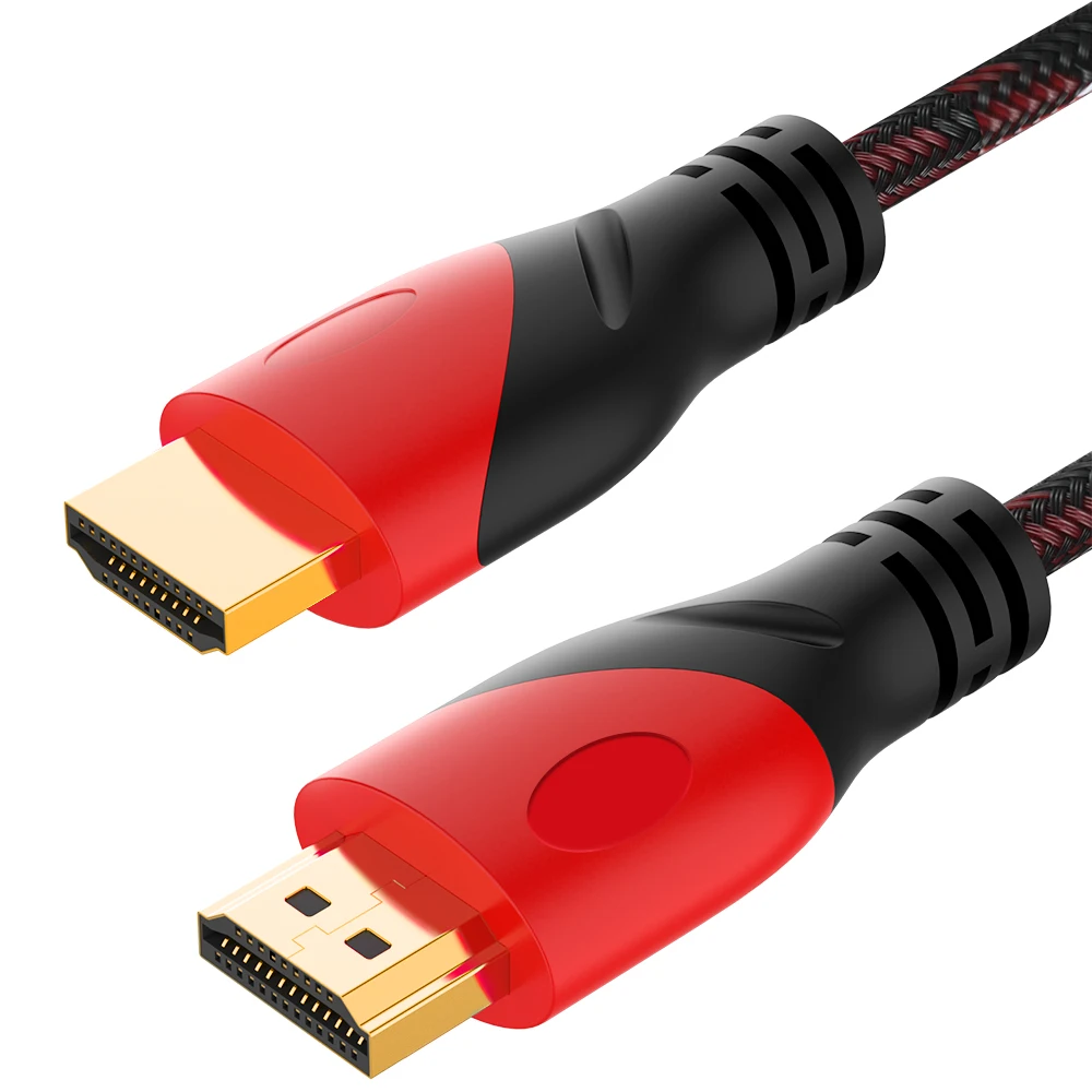 Высокоскоростной HDMI кабель позолоченное соединение с Ethernet 1080P цифровой кабель для HDTV, 0,5 м, 1 м, 1,5 м, 1,8 м, 3 м, 5 м, 10 м