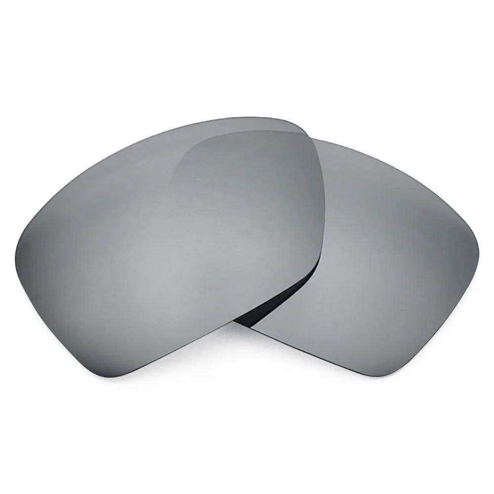

SNARK POLARIZED Replacement Lenses for Oakley Plaintiff Squared Sunglasses Silver Titanium