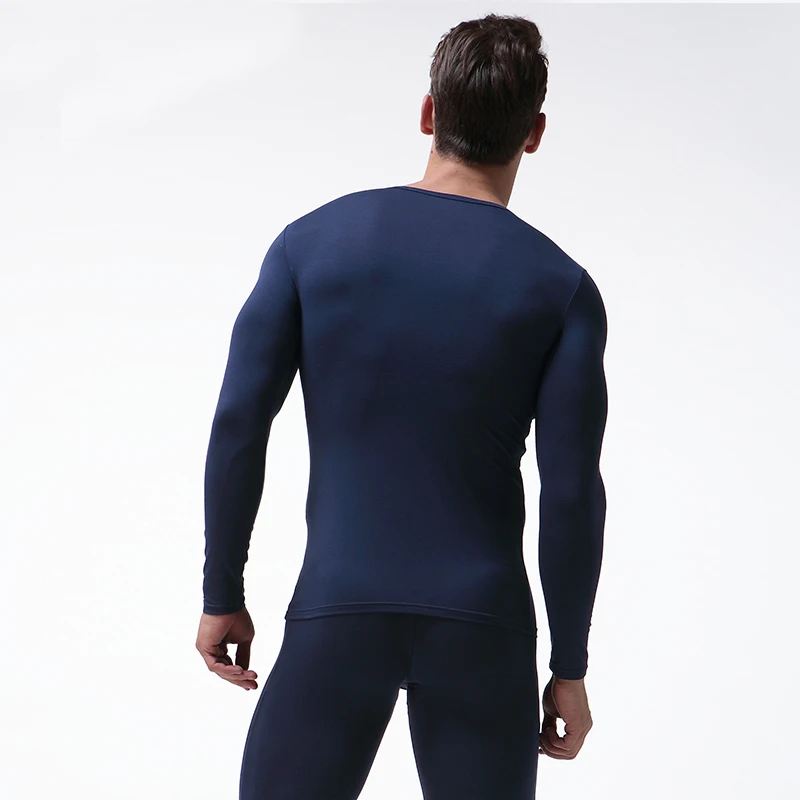 mens long underwear sets Mens Thermal Underwear Sets Male Winter Warm O-neck Underwear Suit Trousers Modal Man Thin Section Long Johns M-3XL 2017 cotton long underwear