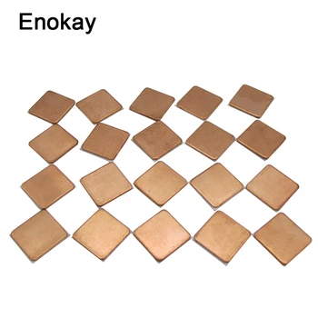 

Wholesale 20 Pieces Direct Selling New Water Cooler Controller Diy Copper Heatsink Thermal Pad For Laptop Gpu Cpu Vga Chip Sheet