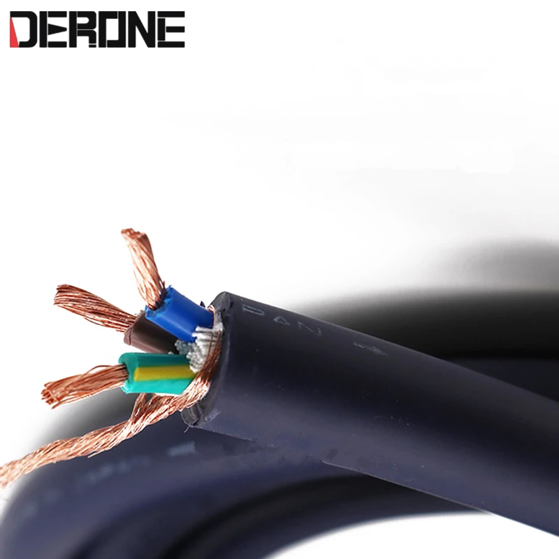hifi power cable 5N oxygen-free copper power cord Shield main line 1 meter made in Japan for amplifier