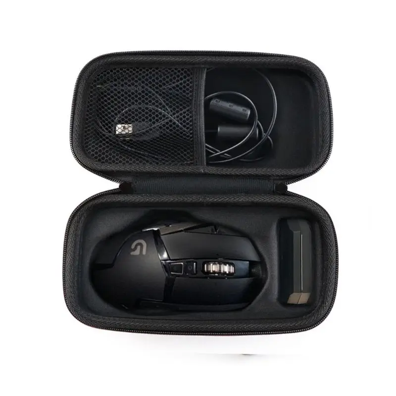 

Storage Bag Carrying Box Wireless Mouse Case Organizer Cover Pouch Hard Shell Waterproof Shockproof Travel for Logitech G502