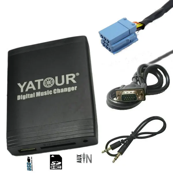 Yatour Digital Music Changer(Car MP3 interface) fit Renault car models