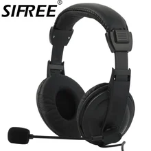 Новые проводные наушники бизнес бас стерео 3,5 мм гарнитура с микрофоном Микрофон для игр компьютер ПК ноутбук продвижение встречи