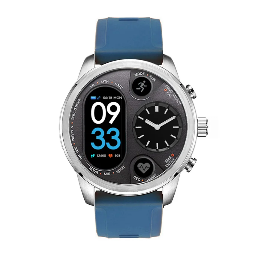 Aimitek T3 Sport Hybrid Smart Watch-blue