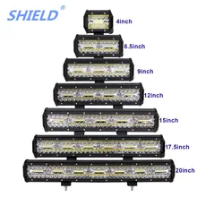 4 6.5 9 12 15 17.5 POLEGADAS OFFROAD LED TRABALHO LIGHT BAR 12 20 V 24 V 60 W 180 W CAR TRUCK SUV ATV 4WD REBOQUE PICKUP WAGON 4X4 COMBO LAMP