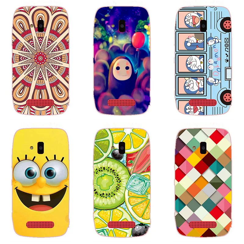 For Nokia Lumia 610 hard Plastic Case Cover phone shell Colorful printing Painted Flower Cases |