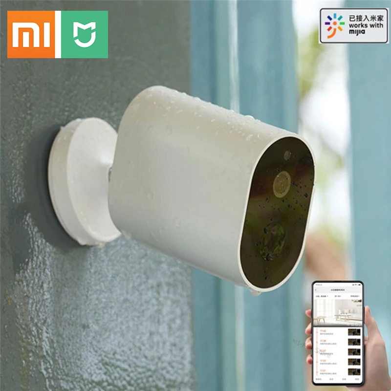 Xiaomi Smart Camera 1080P With Battery Gateway 120 Degree IP 65 Waterproof AI Humanoid Detection wo