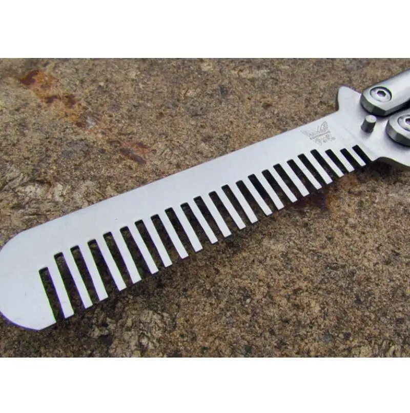 Металлический Гребень для ножей Balisong 4 цвета черный занятий спортом Размер FH 10315: