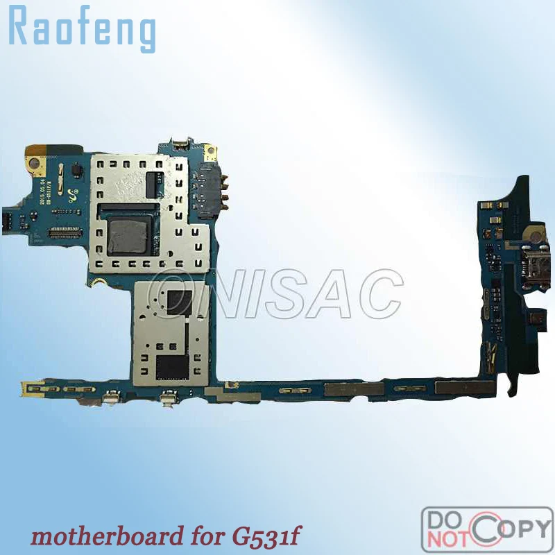 

Raofeng Good work Unlocked for Samsung galaxy G531f motherboard 16gb whole function mainboard with full chips Logic Board