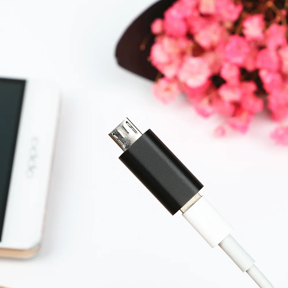 CatXaa Legierung Micro USB Stecker auf 8 Pin Weibliche USB Kabel Konverter Ladegerät Stecker Kleine