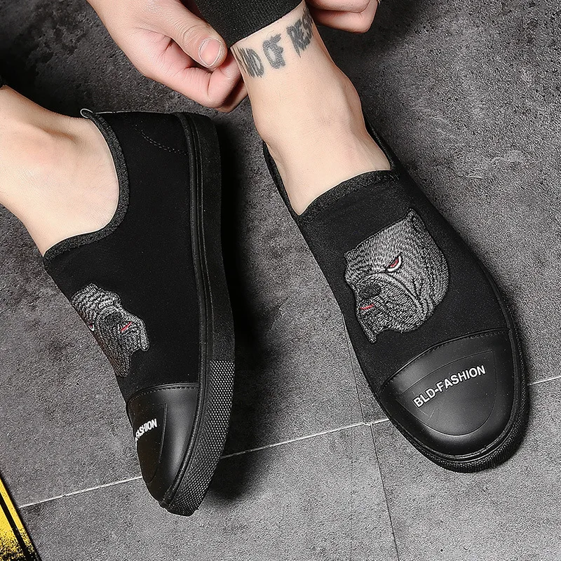 

2019 New Low Upper Board Shoes Korean Edition Fashion Shallow Flat Bottom Leisure Student Fashion Hundreds of Men's Shoes