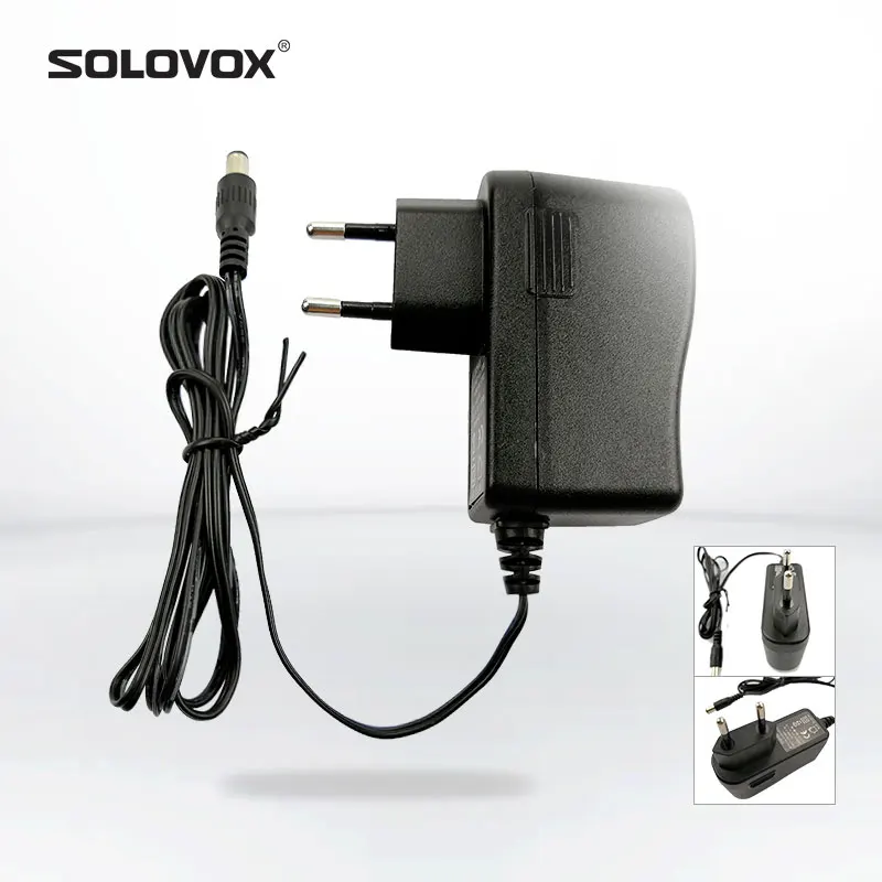 Адаптер питания SOLOVOX 12 В/1 5 А европейский стандарт для OPENBOX V8S V9S V6 F5S приставка с