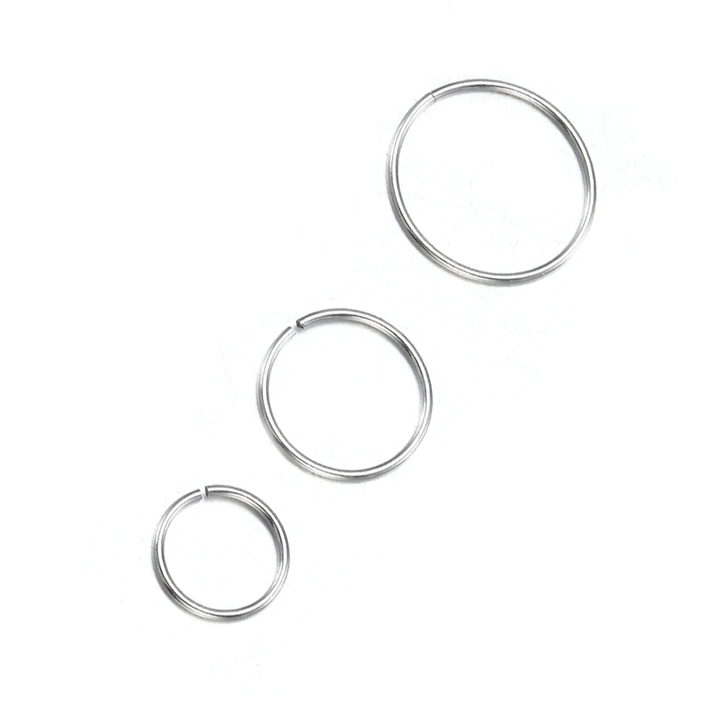 3 шт/партия O образное поддельное кольцо для пирсинга кольцо филигранные кольца из нержавеющей стали Нос имитация пирсинга пирсинг Oreja пирсинг ювелирные изделия - Окраска металла: EC812