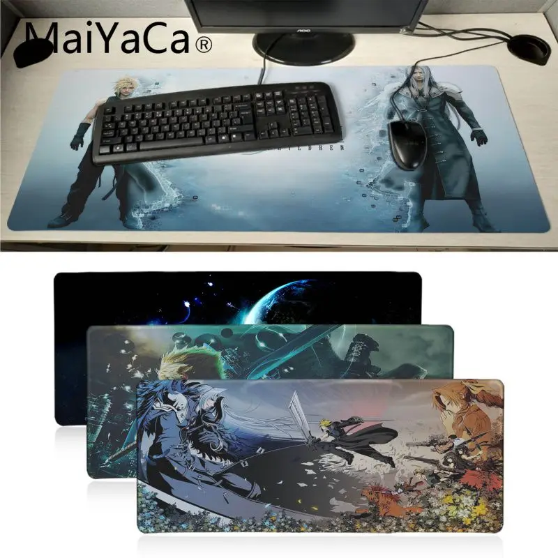 

MaiYaCa Boy Gift Pad Final Fantasy VII game Laptop Computer Mousepad Gamer Gaming Keyboard Mat Computer Tablet Mouse Pad