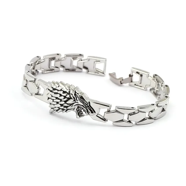 Of Throne Bracelet Song Ice Fire Stark Chain Link Charm Of Throne Bracelet Song Ice Fire Stark Chain Link Charm Bracelets Bangle Cosplay Jewelry