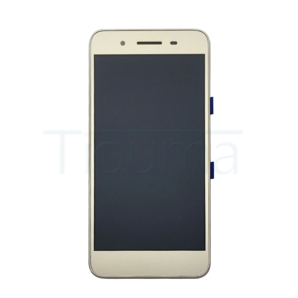 Huawei GR3  LCD Display With Frame gold (2)
